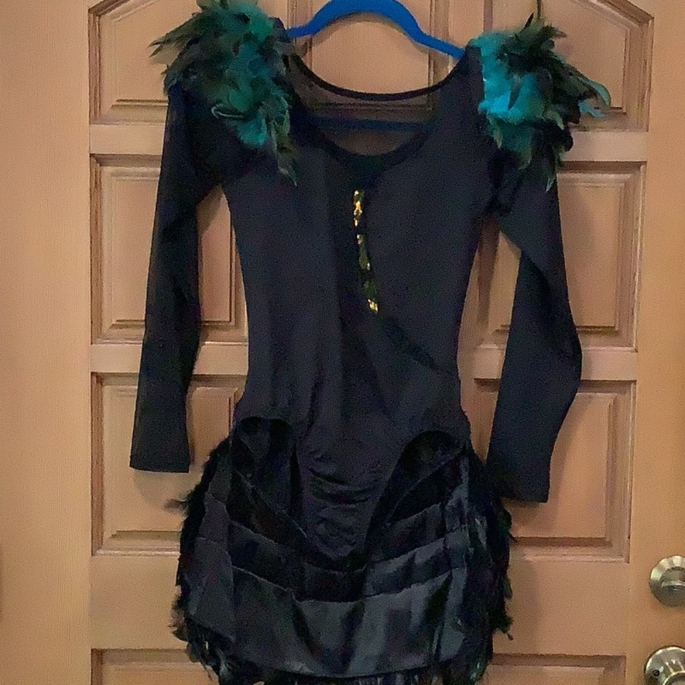 Custom made bird costume.
